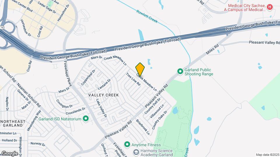 3001 Creek Meadow Ln Map and Location Details