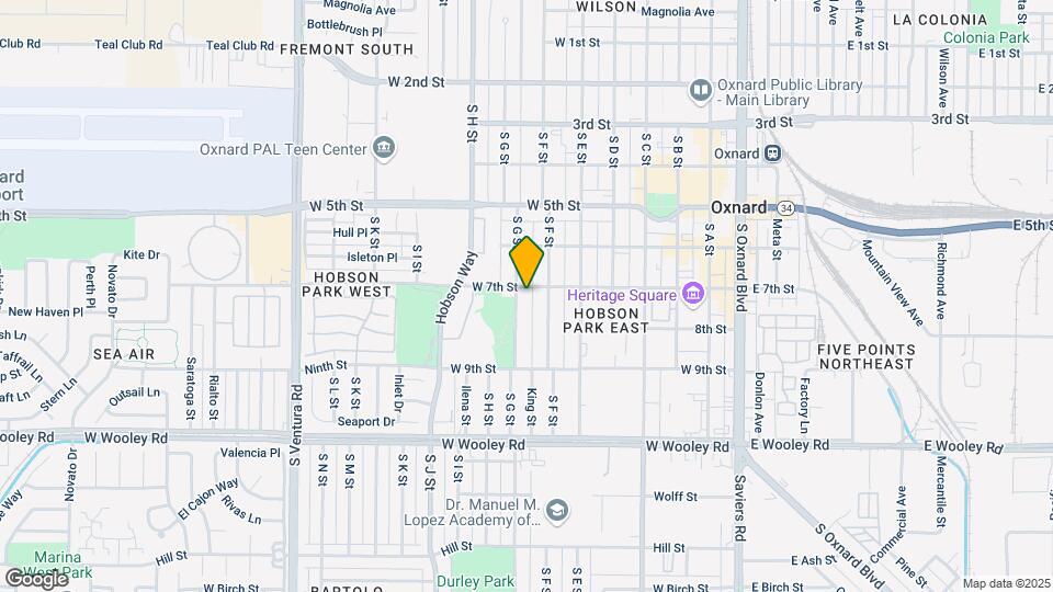 712 S G St Mapa y Detalles de la Ubicación