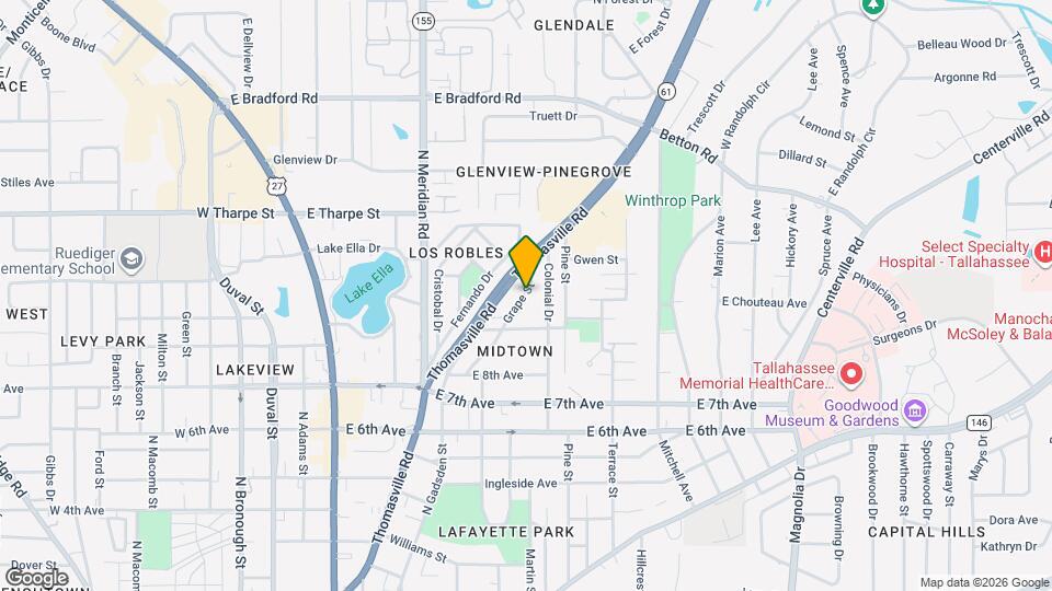 1533 Grape St Mapa y Detalles de la Ubicación