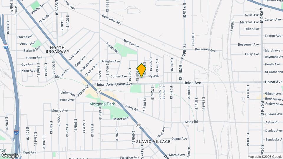 7016 Ivy Ave Map and Location Details