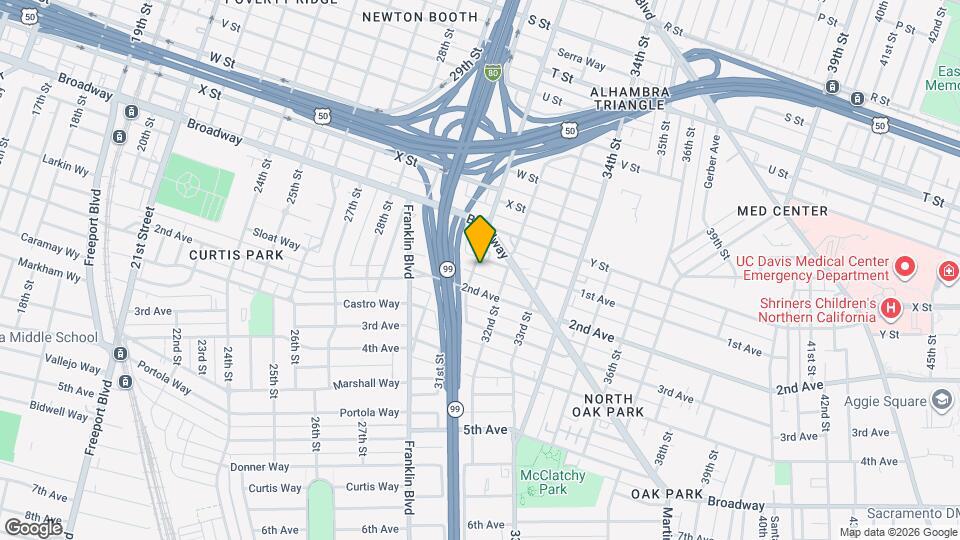 3100 1st Ave Map and Location Details