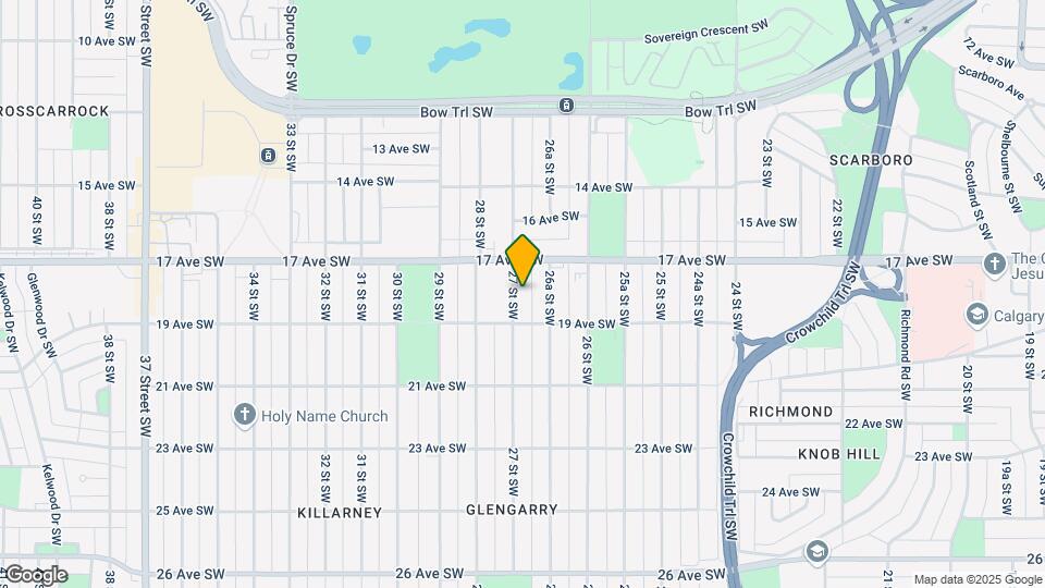 1922 27 St SW Map and Location Details