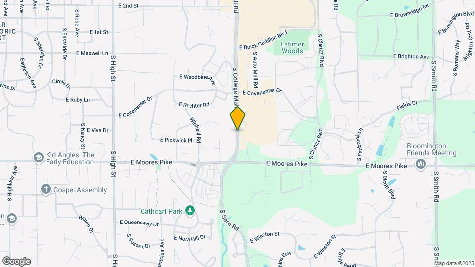 1286 S College Mall Rd Map and Location Details