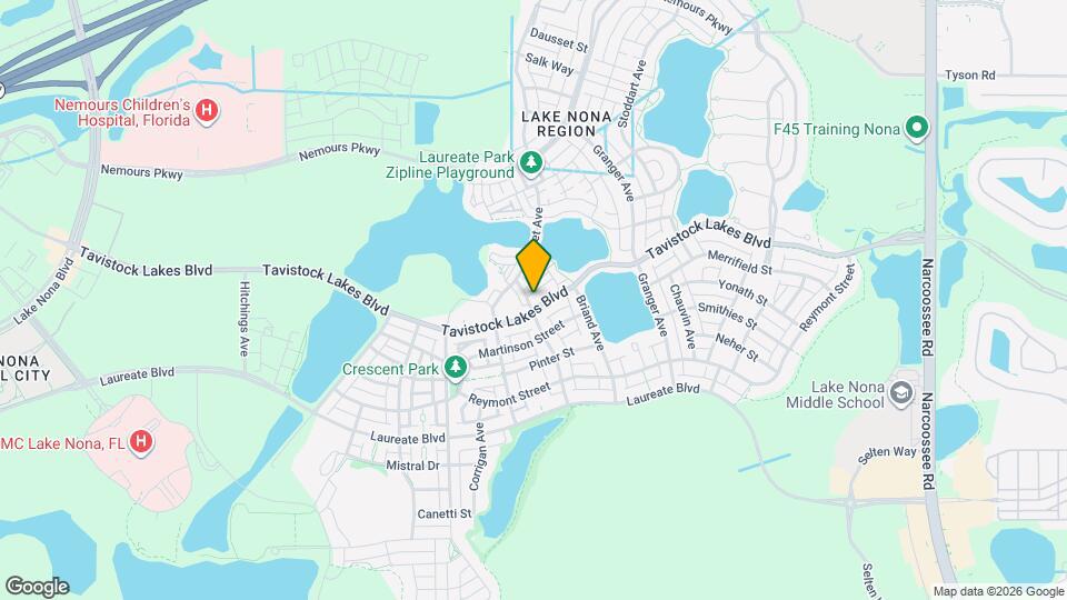 8629 Tavistock Lakes Blvd Map and Location Details