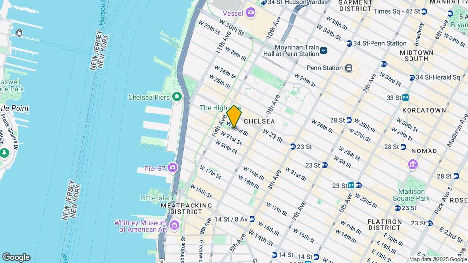 452 W 22nd St Map and Location Details