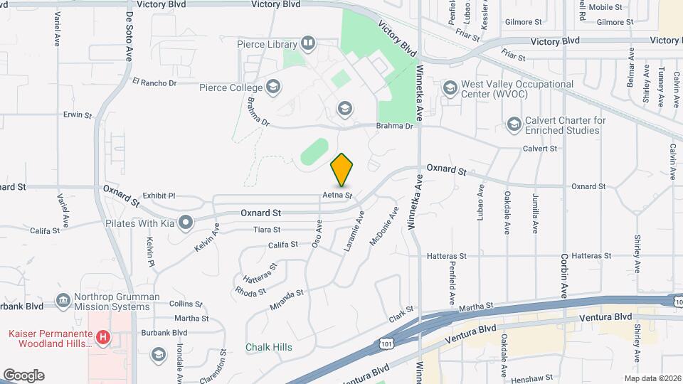 20305 Aetna St Map and Location Details