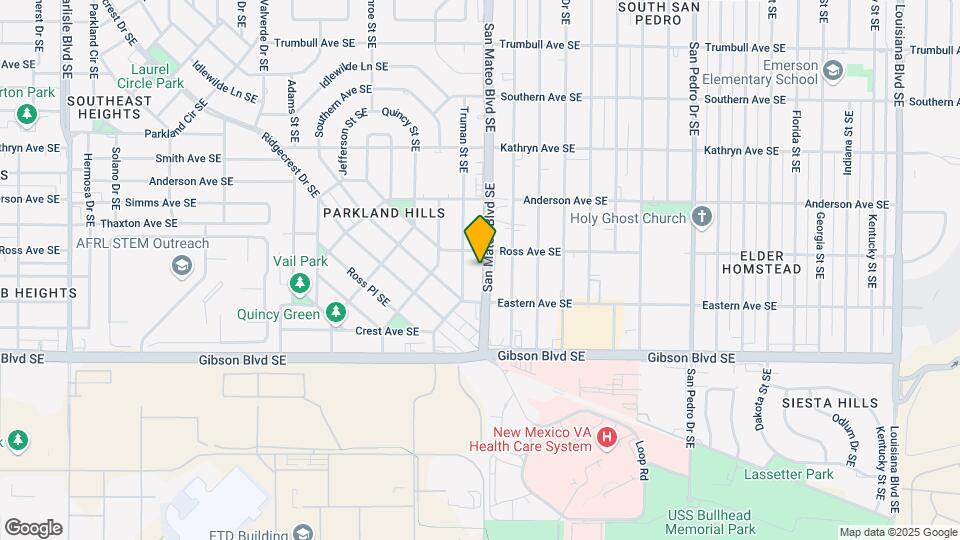 1305 San Mateo Blvd SE Map and Location Details