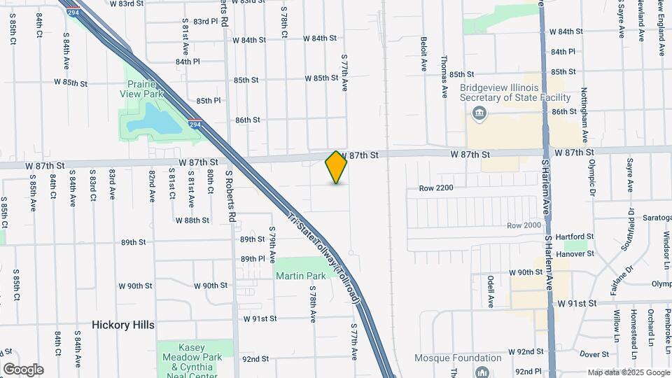 7713 W 87th Pl Map and Location Details