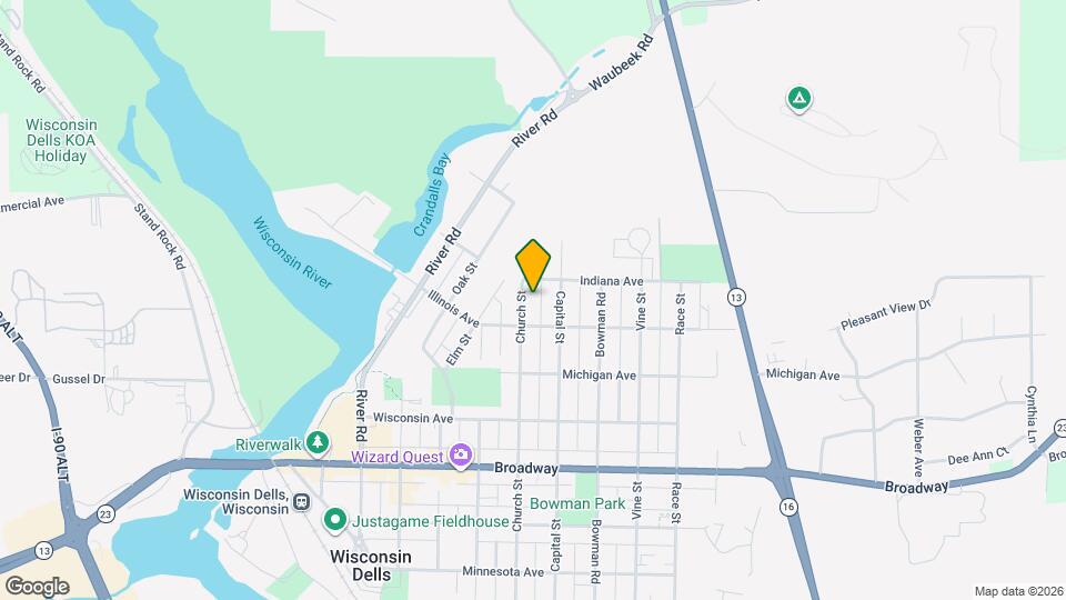 1120 Church St Map and Location Details