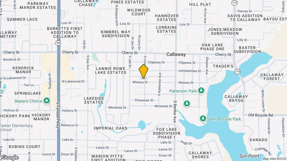 6415 Winona St Map and Location Details