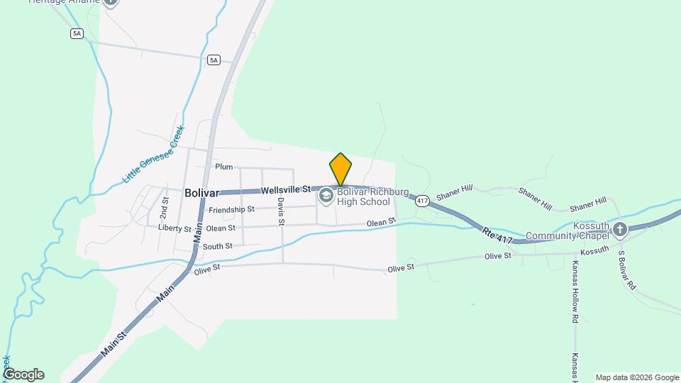 172 Wellsville St Map and Location Details