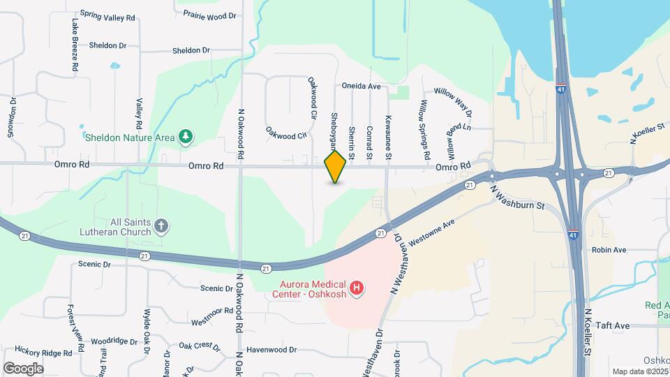 2581 Omro Rd Map and Location Details