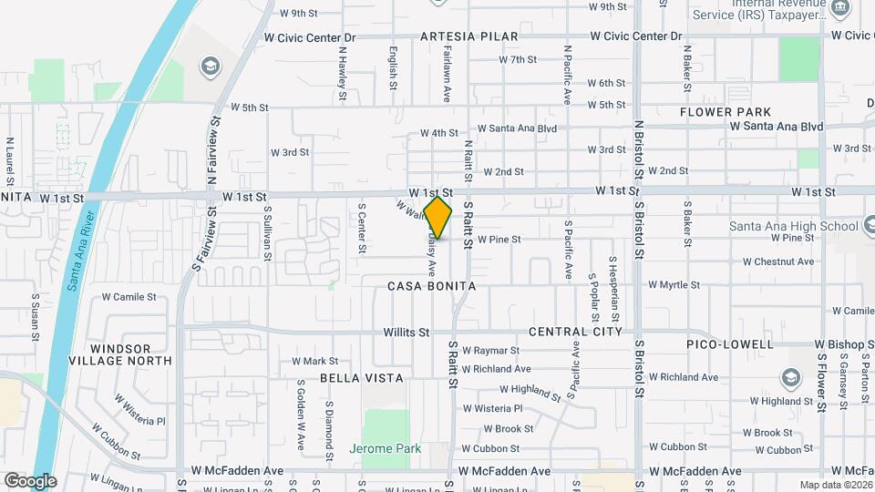 305 S Daisy Ave Map and Location Details