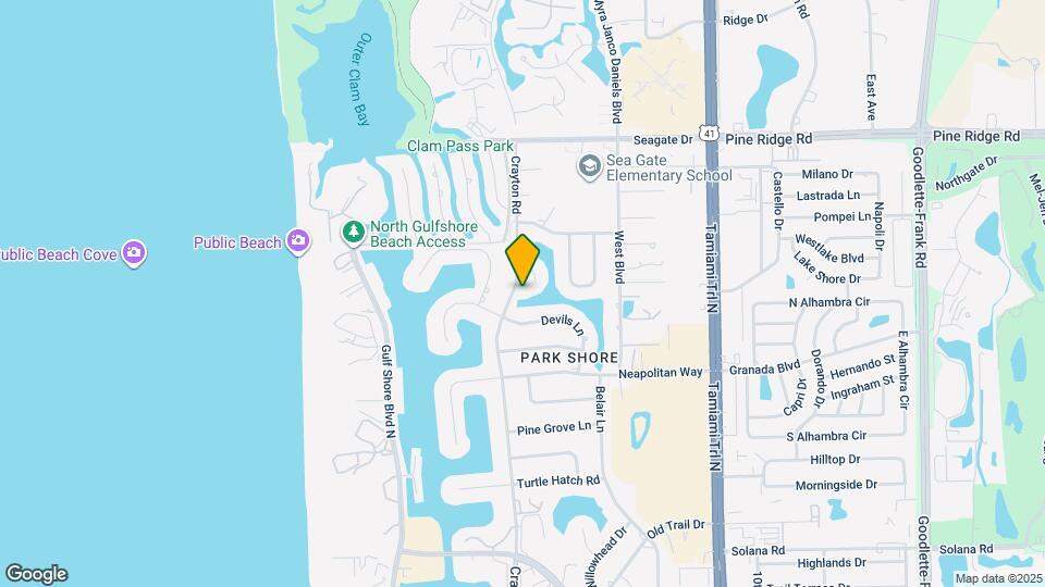 4646 Crayton Rd Map and Location Details