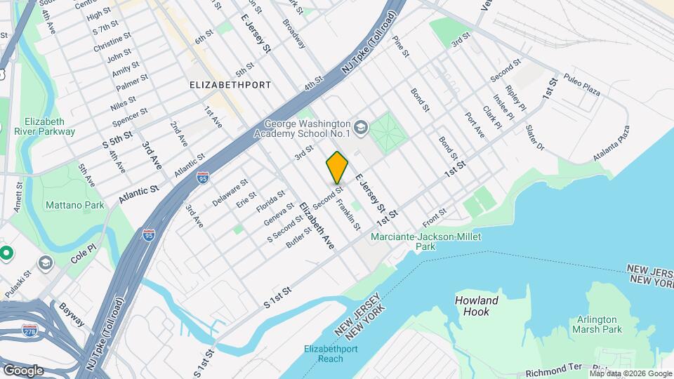 56 2nd St, Unit 2nd floor Map and Location Details