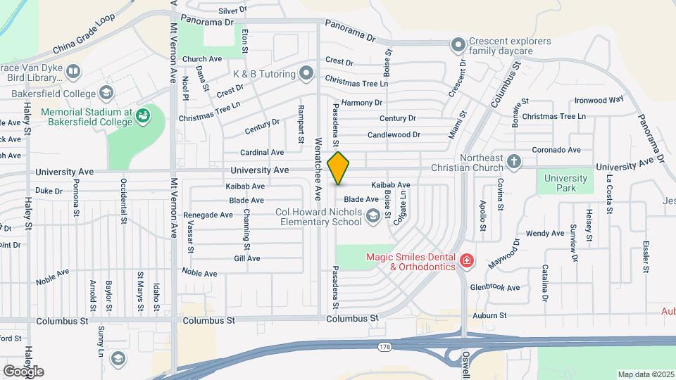 3201 Kaibab Ave Map and Location Details