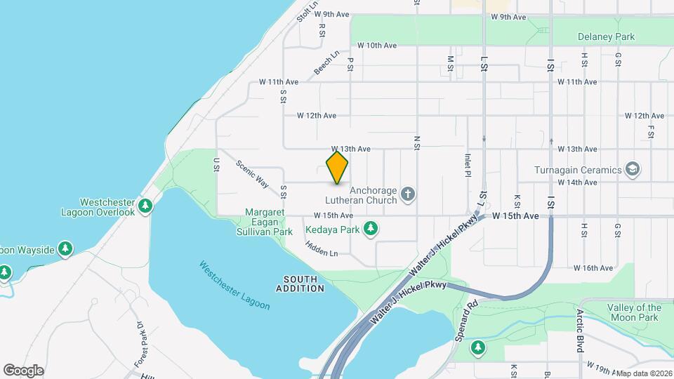 1514 W 14th Ave Map and Location Details