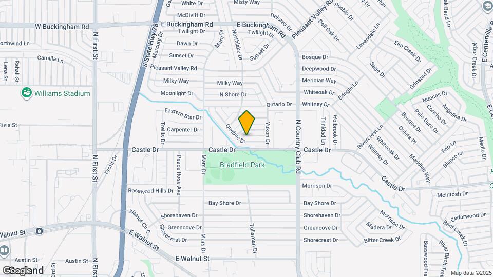 1021 Quebec Dr Map and Location Details