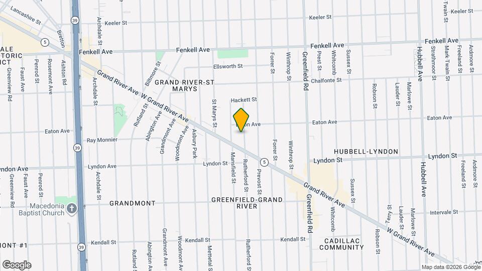 14669 Rutherford St Map and Location Details