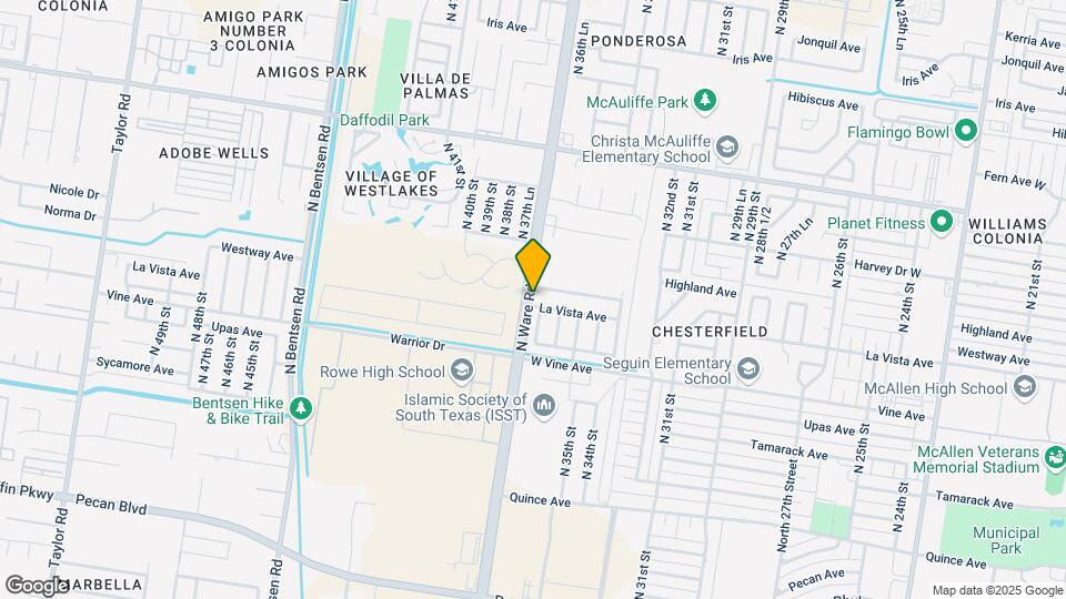 4200 La Vista Ave Map and Location Details