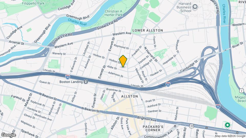 64 Aldie St Map and Location Details