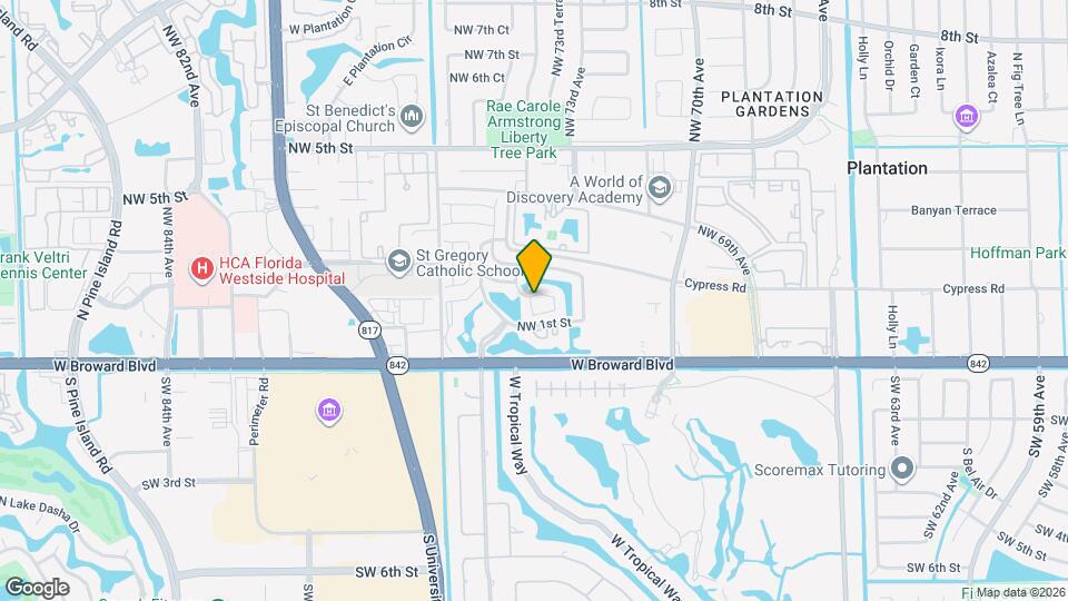 7330 NW 1st Pl Map and Location Details