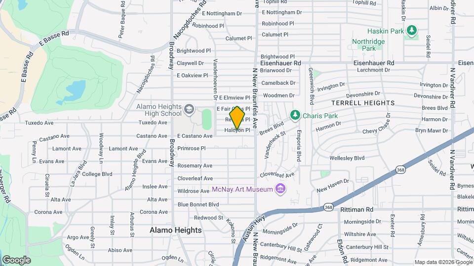 244 Halcyon Pl Map and Location Details