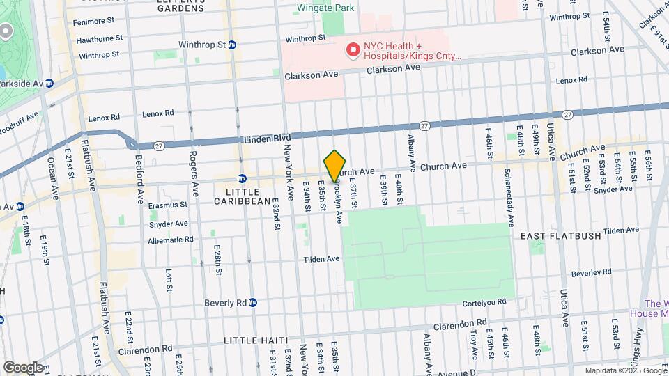 954 Brooklyn Ave Map and Location Details