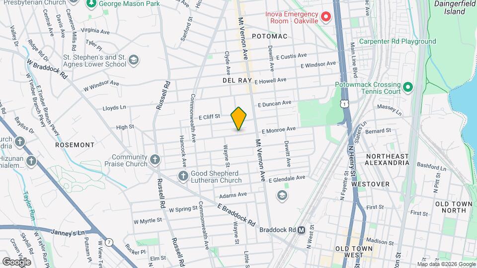 214 E Monroe Ave Map and Location Details