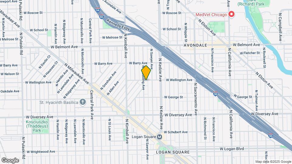 2955 N Spaulding Ave Map and Location Details