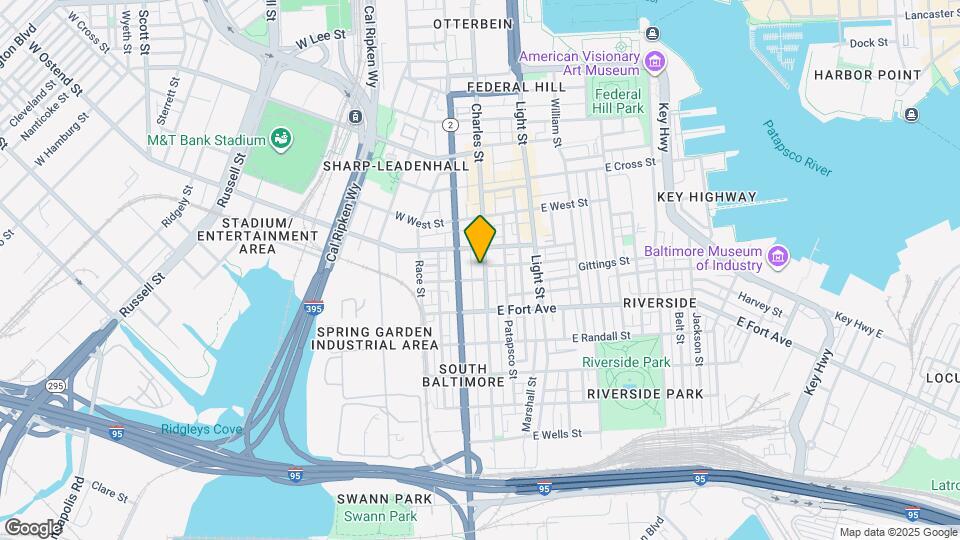 1330 S Charles St Map and Location Details