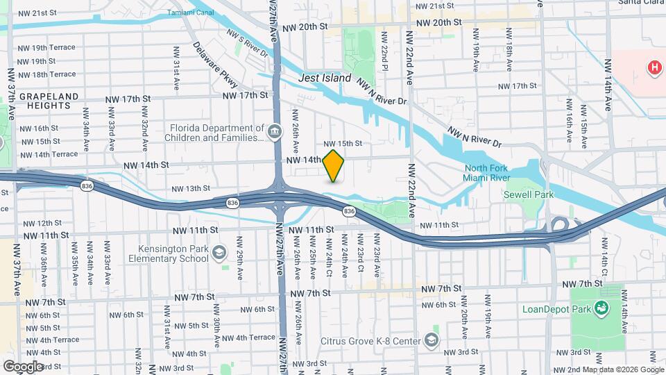 1362 NW 24th Ave Map and Location Details