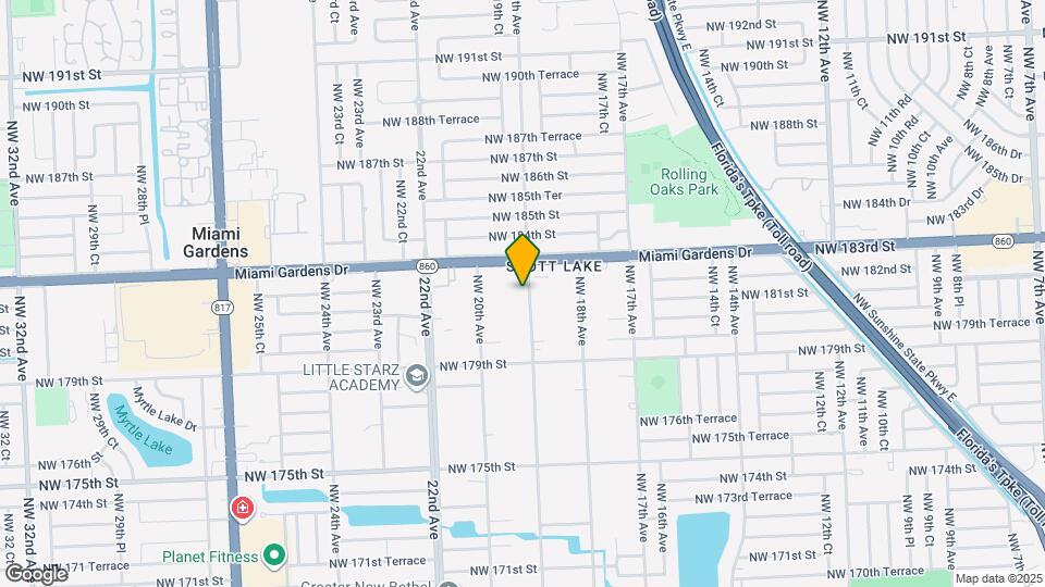 18140 NW 19th Ave Map and Location Details