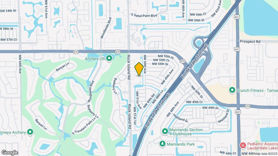 5211 NW 50th Terrace Map and Location Details