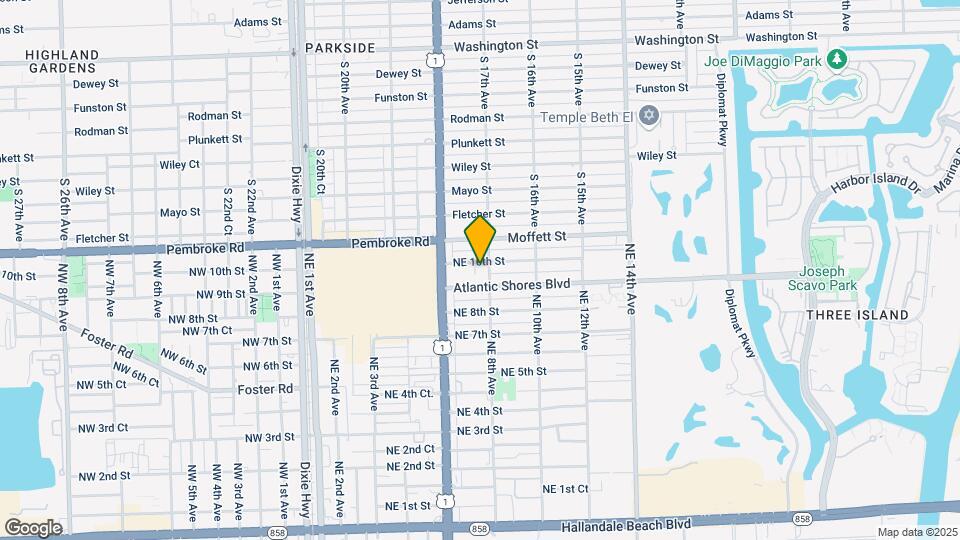714 NE 10th St Map and Location Details