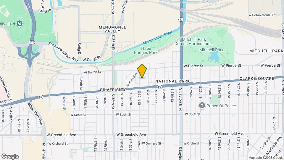 800 S 32nd St Map and Location Details