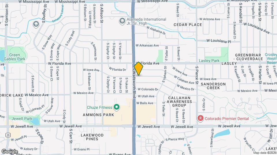 7540 W Mexico Dr Map and Location Details