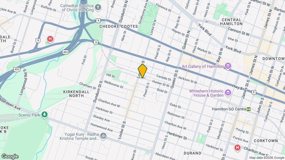 319 Hunter St W Map and Location Details