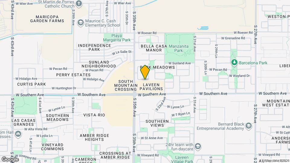 3417 W Hidalgo Ave Map and Location Details