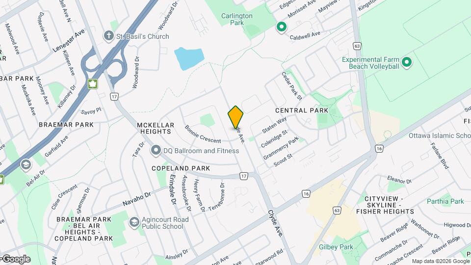 1174 Clyde Av Map and Location Details