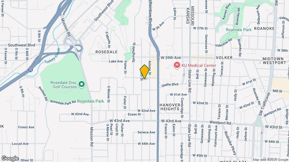 4005 Booth St Map and Location Details