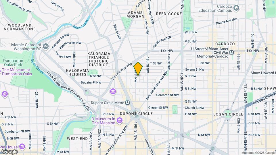 1739 19th St NW Map and Location Details
