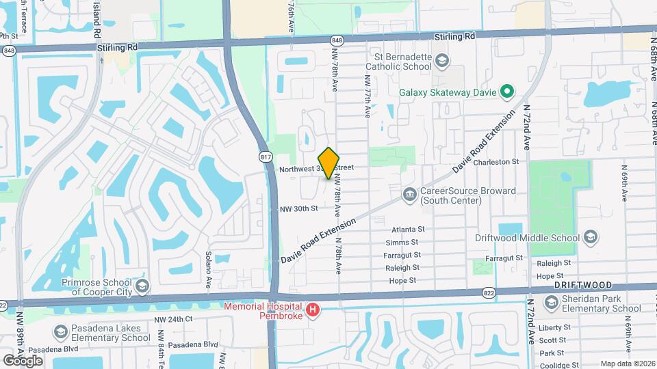 7830 NW 33rd St, Unit 406 Map and Location Details