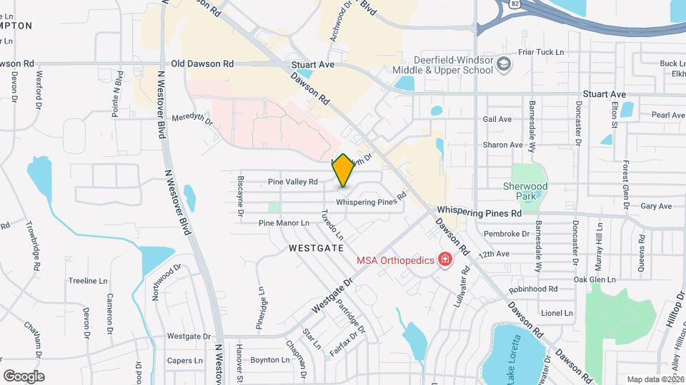 2426 Whispering Pines Cir Map and Location Details