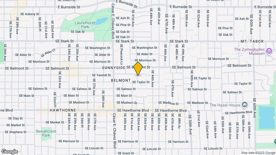 1014 SE 42nd Ave Map and Location Details