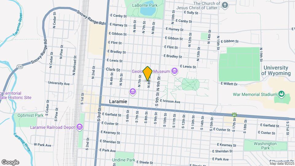 170 N 8th St Map and Location Details