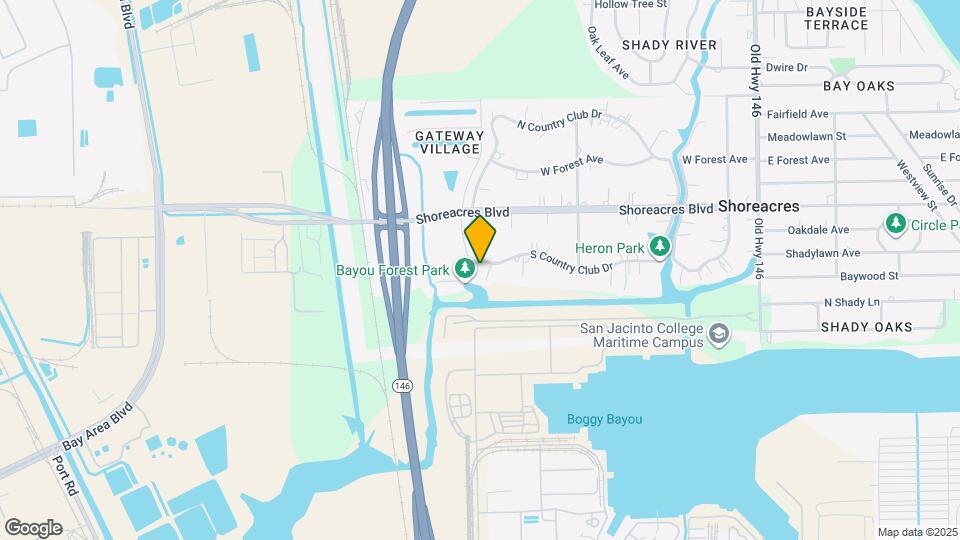 3527 Bayou Forest Dr Mapa y Detalles de la Ubicación