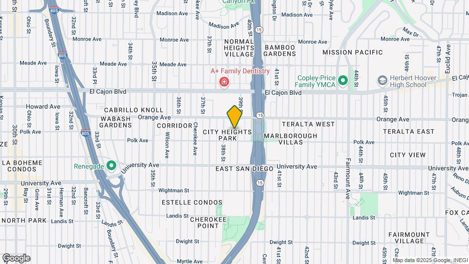 4140 N 39th St Map and Location Details