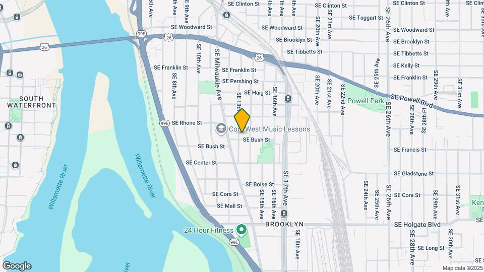 3726 SE 13th Ave Map and Location Details