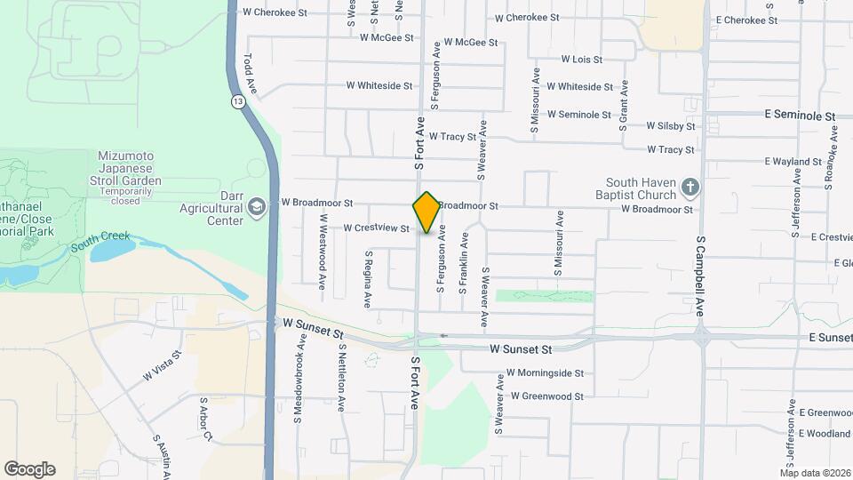 2448 S Fort Ave Map and Location Details